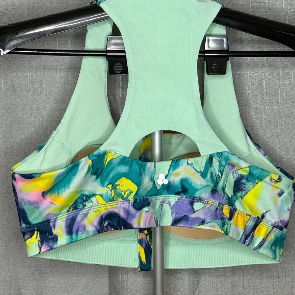 Tek Gear - Women's Ultrastretch Medium Support Zip Front Sports Bra - Size XL - Picture 3 of 4